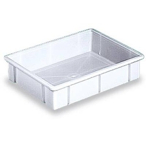 undefined, Stapelbehälter lebensmittelgeeignet (L x B x H) 445 x 345 x 90 mm Natur-Weiß 1658525 1 St., 