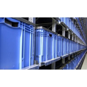undefined, Stapelbehälter lebensmittelgeeignet (L x B x H) 800 x 600 x 338 mm Blau 1658531 1 St., 