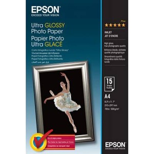 Epson, Epson Ultra Glossy Photo Paper C13S041927 Fotopapier 300 g/m² 15 Blatt Hochglänzend