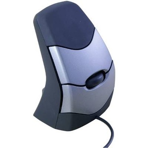 BakkerElkhuizen DXT Precision Ergo USB-Maus Optisch Ergonomisch Schwarz, Silber