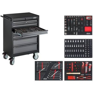 Vigor, Vigor V2712N Werkstattwagen Farbe:Schwarz, 