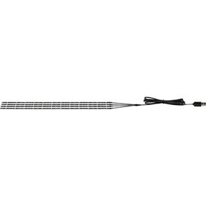 Paulmann, Paulmann Mobile Strip Parasol-Light 4 x 40cm, Paulmann 94208 Parasol Akku-Sonnenschirmbeleuchtung 4er Set LED LED fest eingebaut 1.8 W Schwarz