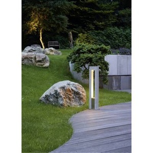 Slv, SLV Arrock Arc Wegeleuchte aus Granit, SLV 231420 Arrock Arc Außenstandleuchte LED GU10 35 W Granit-Grau (matt)