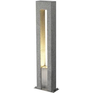 Slv, SLV Arrock Arc Wegeleuchte aus Granit, SLV 231420 Arrock Arc Außenstandleuchte LED GU10 35 W Granit-Grau (matt)