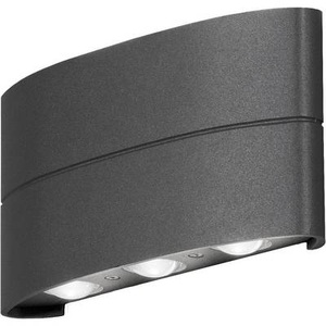 LED-Außenwandlampe Chieri mit effektvollem Licht