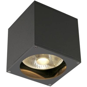 Slv, Außenwandleuchte Halogen, LED GU10 75 W EEK: abhängig v. Leuchtmittel (A++ - E) SLV Big Theo 229565 Anthrazit, SLV Big Theo Außenwandleuchte, 1fl, anthrazit