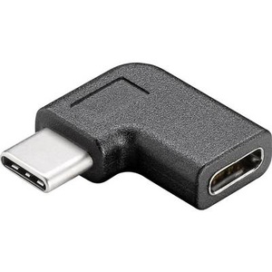 Goobay, Goobay USB 3.0 Adapter [1x USB-C™ Buchse - 1x USB-C™ Stecker] Adapter USB-C™ auf USB-C™ 90°, schwarz, 