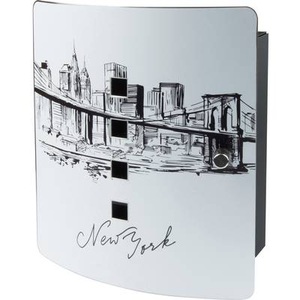 Burg-Wächter, Burg Wächter Schlüsselkasten 6204/10 Ni Skyline NY 38910 Anzahl Haken 10, 