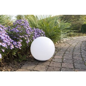 Heitronic, Schwimmfähige Solar-LED-Leuchtkugel Globo, Heitronic 37234 Globo Solar-Dekoleuchte Solarkugel LED LED fest eingebaut 0.4 W Weiß
