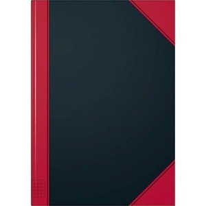 König & Ebhardt, König & Ebhardt Notizbuch Kladde 865523301 kariert Schwarz/Rot Anzahl der Blätter: 96 DIN A4, 