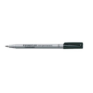 Staedtler, Staedtler Folienstift Lumocolor S non-permanent 311 Schwarz 311-9, Staedtler Lumocolor, non-permanent, Universalstift, 0.4mm, schwarz, 311-9