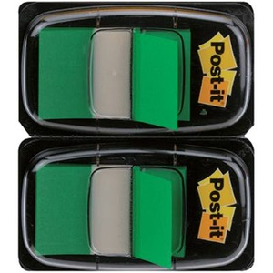 POST-IT, Post-it Haftstreifen 680-GN2 2 Block/Pack. Grün, POST-IT Index 2er Set 25,4x43,2mm 680-G2 grün 2x50 Stück