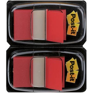 POST-IT, Post-it Haftstreifen 680-RD2 2 Block/Pack. Rot, POST-IT Index 2er Set 25,4x43,2mm 680-R2 rot 2x50 Stück