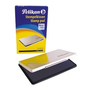 undefined, PELIKAN Metall-Stempelkissen schwarz 331108 Gr.1 16x9cm, Pelikan Metall-Stempelkissen, schwarz, Gr.1, 16cm x 9cm, 331108