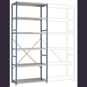 Manuflex, Manuflex RP1324.5007 Fachbodenregal-Grundmodul 200 kg (B x H x T) 970 x 2500 x 600 mm Stahl pulverbeschichtet, 