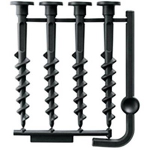 Bosch Home and Garden, Bosch Home and Garden F016800468 Ersatzbefestigungsnägel 4er Set Passend für Marke (Motorsägen): Bosch, Bosch Home and Garden F016800468 Ersatzbefestigungsnägel 4er Set Passend für (Modell Rasentrimmer): Bosch Indego 350,