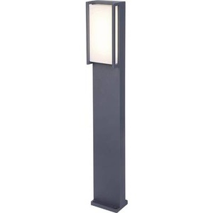 Eco-Light, Qubo - LED-Wegeleuchte in geradlinger Form, Lutec 7193001118 Qubo LED-Außenstandleuchte LED LED fest eingebaut 18 W Anthrazit