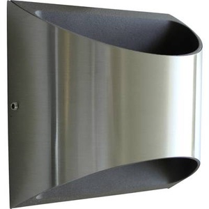 Eco-Light, Dodd - Edelstahl-Außenwandleuchte mit LED, Lutec Dodd ST5006 SMD LED-Außenwandleuchte 7.5 W Edelstahl