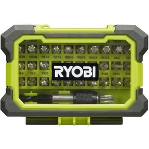 Ryobi, Ryobi RAK32MSD 5132002798 Bit-Set 32teilig Schlitz, Kreuzschlitz Pozidriv, Kreuzschlitz Phillips, Innen-TORX, TORX BO, 