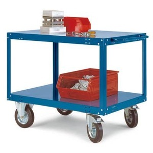 Manuflex, Manuflex TT1093.2001 Tischwagen Stahl pulverbeschichtet Traglast (max.): 500 kg Rot-Orange, Manuflex TT1093.2001 Tischwagen Stahl pulverbeschichtet Traglast (max.): 500 kg Rot, Orange