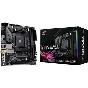 Asus, Asus ROG Strix B450-I Gaming Mainboard Sockel AMD AM4 Formfaktor Mini-ITX Mainboard-Chipsatz AMD® B450, 