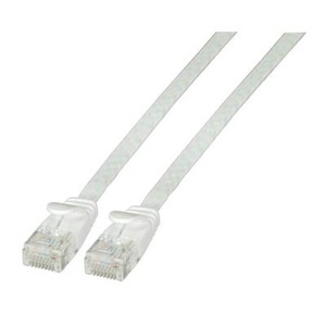 EFB-Elektronik, EFB Elektronik RJ45 Netzwerk Anschlusskabel CAT 6a U/UTP 2 m Weiß hochflexibel, Flammwidrig, Halogenfrei, mit, 