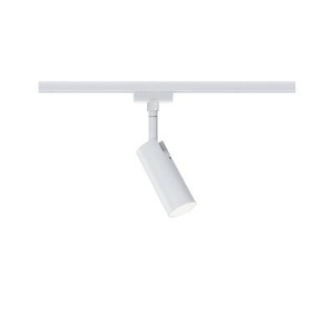 Paulmann, Paulmann URail Tubo LED-Spot, weiß, Paulmann Tubo Hochvolt-Schienensystem-Leuchte URail LED fest eingebaut 5 W LED Weiß