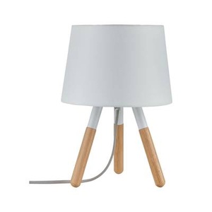 Paulmann, Tischlampe LED E27 20 W EEK: abhängig v. Leuchtmittel (A++ - E) Paulmann Neordic Berit 79646 Weiß, Holz, Paulmann Neordic Berit 79646 Tischlampe LED E27 20 W Weiß, Holz