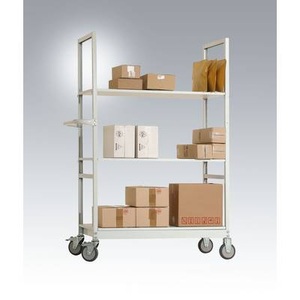 Manuflex, Manuflex AS1401.7016 Kartonagenwagen Stahl pulverbeschichtet Traglast (max.): 250 kg Anthrazit, Manuflex AS1401.7016 Kartonagenwagen Stahl pulverbeschichtet Traglast (max.): 250 kg Anthrazit