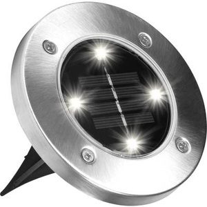 MediaShop, Mediashop Disk Lights - Solarleuchte, Mediashop Disk Lights 4er Set Solarleuchten