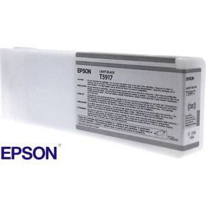 Epson, Epson Tinte T5917 Original Light Schwarz C13T591700, EPSON EPSON T5917 Druckerpatrone Hell-schwarz passend für: Stylus Pro 11880;Stylus Pro 11880 Plus;Stylus Pro 11880 SP