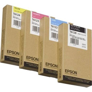 Epson, Epson Tinte T6124 Original Gelb C13T612400, Epson Tintenpatrone, gelb, C13T612400, (110 ml)