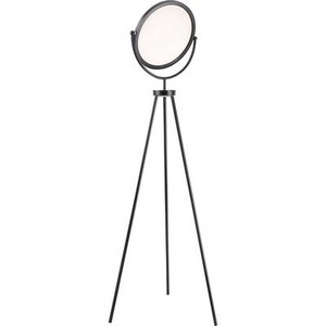 LeuchtenDirekt, LeuchtenDirekt Carl 11380-18 LED-Stehlampe 22 W Warm-Weiß EEK: LED (A++ - E) Schwarz, Moderne Stehlampe schwarz inkl. LED und Dimmerstativ - Vincent