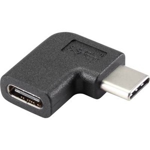 Renkforce, Renkforce USB 3.1 (Gen 2) Adapter [1x USB-C™ Stecker - 1x USB-C™ Buchse] 90° nach rechts gewinkelt