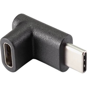 Renkforce, Renkforce USB 3.2 Gen 2 (USB 3.1 Gen 2) Adapter [1x USB-C™ Stecker - 1x USB-C™ Buchse] 90° nach oben gewinkelt, Renkforce USB 3.2 Gen 2 (USB 3.1 Gen 2) Adapter [1x USB-C® Stecker - 1x USB-C® Buchse] 90° nach oben gewinkelt