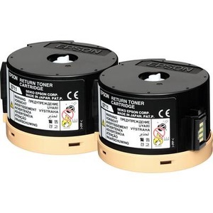 Epson, Epson S050711 Toner schwarz 2-Pack, Epson Toner, schwarz, return, C13S050711, (2 x 2'500 Seiten)