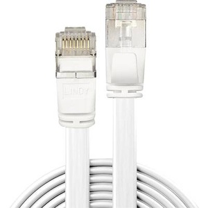 LINDY, LINDY RJ45 Netzwerk Anschlusskabel CAT 6a U/FTP 1 m Weiß mit Rastnasenschutz, LINDY 47541 RJ45 Netzwerkkabel, Patchkabel CAT 6a U/FTP 1.00 m Weiß mit Rastnasenschutz 1 St.