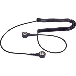 Wolfgang Warmbier, Wolfgang Warmbier 2100.752.3.10 ESD-Erdungskabel 2.40 m Druckknopf 10 mm, Druckknopf 3 mm, 
