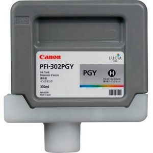 Canon, Original Tintenpatrone photo grau Canon PFI-302PGY, Canon, Tinten, Canon PFI-302PGY Photo Grey, Produkte & Wohnen