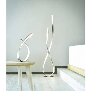 Paul Neuhaus, Paul Neuhaus LINDA 4720-55 LED-Tischlampe 12 W Warm-Weiß EEK: LED (A++ - E) Edelstahl (gebürstet), Design Tischleuchte Stahl inkl. LED und Dimmer - Belinda
