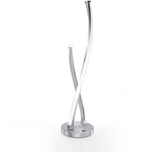 Paul Neuhaus, Paul Neuhaus POLINA 9141-55 LED-Tischlampe 12 W Warm-Weiß EEK: LED (A++ - E) Edelstahl (gebürstet), Paul Neuhaus Led-tischleuchte , 9141-55 Polina , Metall , 12.5x48.5 cm , glänzend , Touch (on/off) , 003467026504