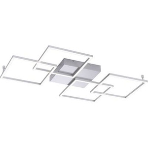 Paul Neuhaus, Paul Neuhaus INIGO 8190-55 LED-Deckenleuchte EEK: LED (A++ - E) 32 W Warm-Weiß Edelstahl