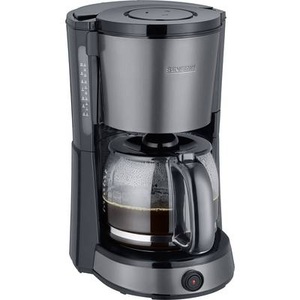 Severin, Severin KA 9543 Kaffeemaschine Grau-Metallic, Schwarz Fassungsvermögen Tassen=10, 