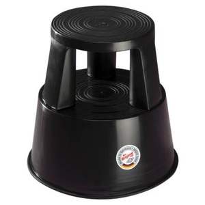 Wedo, WEDO Rollhocker Kunststoff, Schwarz, WEDO Hocker »Step Kunststoff Sc«