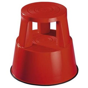 Wedo, WEDO Rollhocker Step Kunststoff, Rot, WEDO Tritthocker »Step«