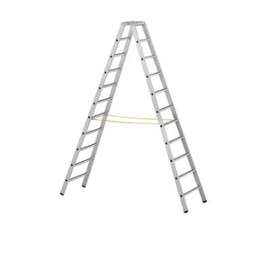 Zarges, ZARGES 41310 Aluminium Stufen-Stehleiter klappbar 14.7 kg, ZARGES 41310 Aluminium Stufen-Stehleiter klappbar 14.7 kg
