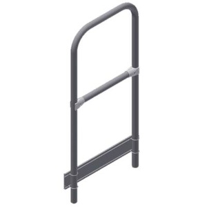 Zarges, ZARGES 42359844 Plattformgeländer,f. Podesttreppe B 600mm,abnehmbar 1 St., 