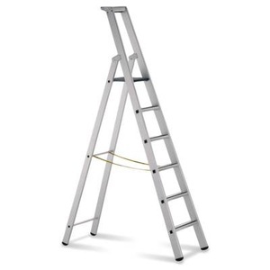 Zarges, ZARGES 41376 Aluminium Stufen-Stehleiter klappbar 9.4 kg, ZARGES 41376 Aluminium Stufen-Stehleiter klappbar 9.4 kg