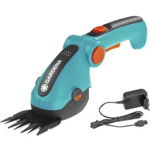 Gardena, Gardena ComfortCut Li - Akku-Grasscheren (Schwarz/Blau/Orange), 
