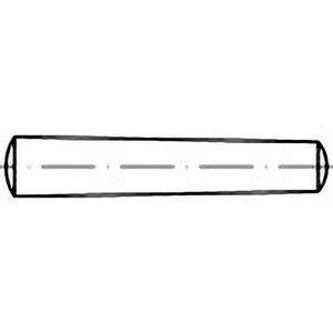 TOOLCRAFT, TOOLCRAFT 102817 Kegelstift (Ø x L) 10 mm x 100 mm Stahl 25 St., 